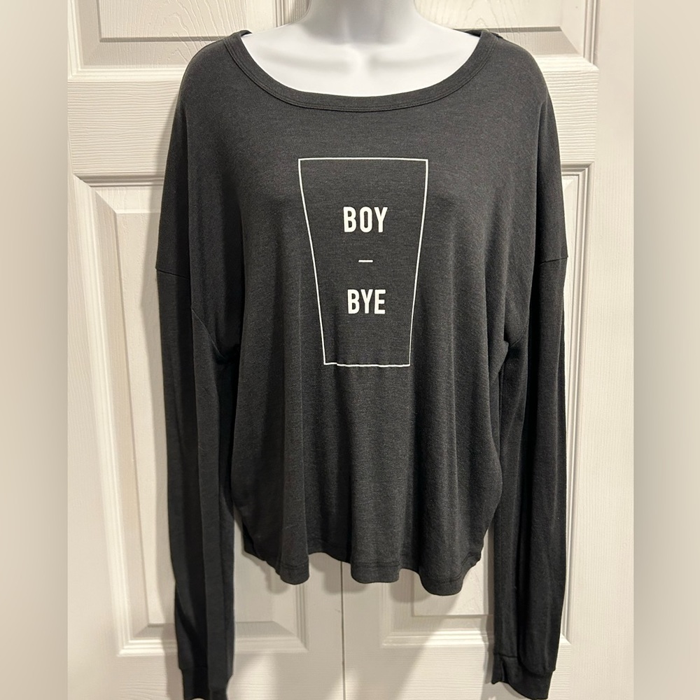 Garage Long Sleeved ‘Boy Bye’ Shirt size L